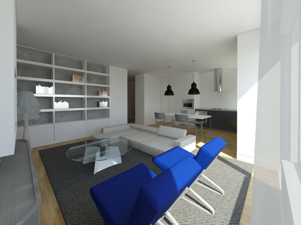 mẫu thiết kế nội thất căn hộ chung cư 70m2